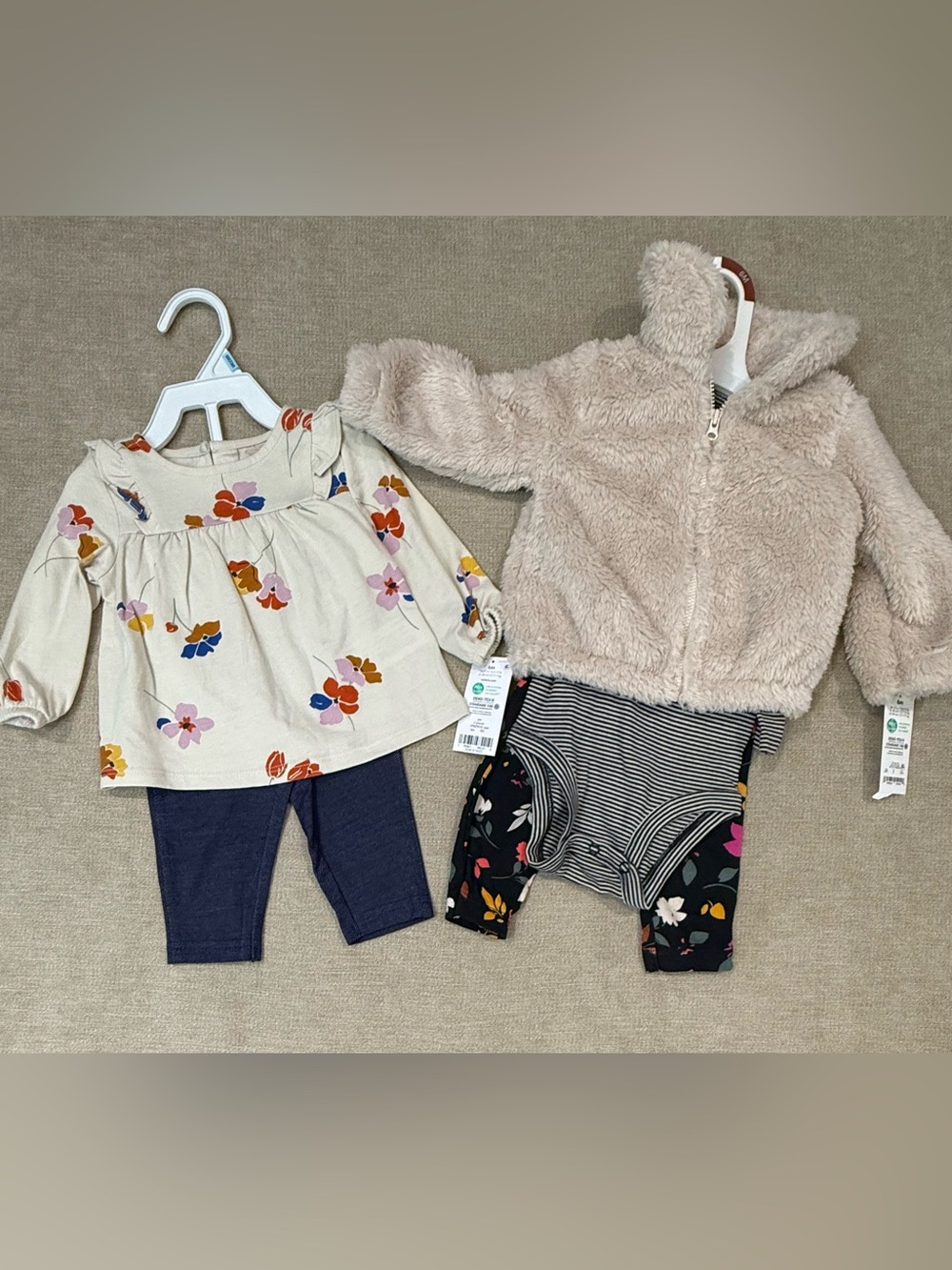 Lot of 2 - Carter's Matching Outfits - Both 6 Months NWT